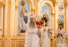 Пасхальное богослужение в Спасском соборе Пензы, 12.04.2026