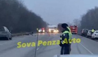 Очевидцы сообщают о жуткой аварии на трассе М5 в Пензенской области
