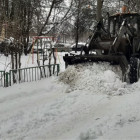 В Пензе очистили от снега улицы Железнодорожного района
