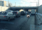 В Пензе из-за обрыва троллейбусных проводов встала в пробке улица 8 Марта