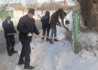 Первомайский район Пензы очистили от снега и мусора