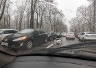 На улице Лермонтова в Пензе образовался гигантский затор из-за ДТП