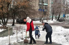 Улицы Первомайского района Пензы очистили от снега и мусора