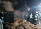 Пензенские спасатели помогли потушить пожар в Средней Елюзани