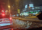 В Пензе из-за неудачной уборки снега встала в пробке улица Пушкина