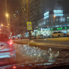 В Пензе из-за неудачной уборки снега встала в пробке улица Пушкина