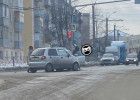 На одном из пензенских перекрестков жестко столкнулись две машины