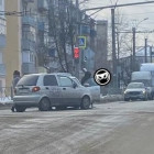 На одном из пензенских перекрестков жестко столкнулись две машины