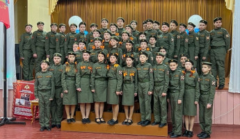 В Пензенской области посвятили в кадеты десятки школьников