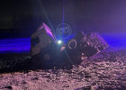 На трассе в Пензенской области перевернулась автоцистерна