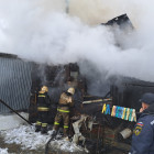 Пензенские спасатели помогли потушить пожар в Никольске