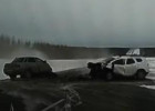 Момент ДТП в Пензенской области, в котором погибли три человека, попал на видео