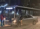 В Пензе автобус с пассажирами попал в ДТП