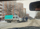 На улице Рахманинова в Пензе легковушка столкнулась с грузовой ГАЗелью