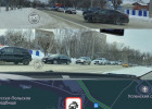В Пензе образовалась гигантская пробка из-за ДТП