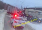 На пьяной дороге в Пензе образовалась пробка из-за жесткого ДТП