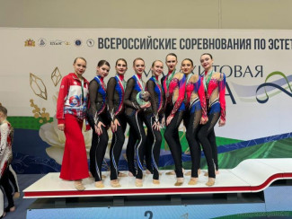 Пензенские спортсменки заняли второе место на соревнованиях по эстетической гимнастике