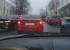 На улице Красной в Пензе образовался гигантский затор