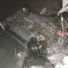 Появились фото с места смертельного ДТП под Пензой, где вылетела с моста машина