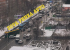 В Пензе из-за жесткого ДТП с маршруткой стоит в пробке улица Калинина