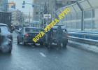 На Измайловском путепроводе в Пензе образовался затор из-за ДТП