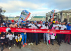 Сотни пензенцев начали год с праздничного забега