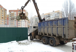 В Железнодорожном районе Пензы прошли работы по благоустройству