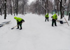 Пензенские коммунальщики продолжают бороться с последствиями снегопада
