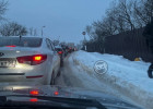 В Пензе встала в пробке улица Свободы