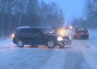 На дороге под Пензой образовалась пробка из-за аварии