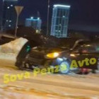 На проспекте Победы в Пензе разбился легковой автомобиль