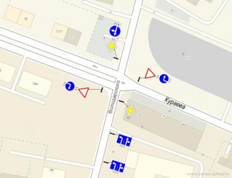 Два светофора в центре Пензы перевели в режим «желтое мигание»