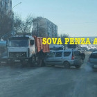 В Пензе из-за аварии осложнено движение на улице Карпинского