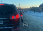 В Пензе образовалась пробка возле автодрома Вираж