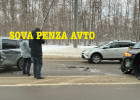 На улице Окружной в Пензе разбились две легковушки