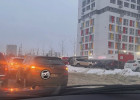 На улице Измайлова в Пензе образовался затор из-за аварии
