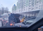 В Пензе произошла авария возле торгового центра Онежский