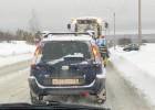 Пензенцы сообщают о пробке в микрорайоне Заря