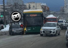 На улице Свердлова в Пензе произошла авария с троллейбусом