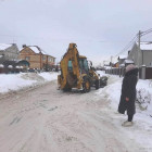 В Пензе очистили от снега дороги частного сектора