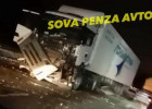 На трассе в Пензе вдребезги разбилась фура. ВИДЕО