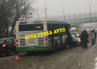 В Пензе из-за ДТП с автобусом парализовало улицу Урицкого