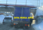 Пензенцы сообщают о пробке из-за застрявшей под мостом ГАЗели