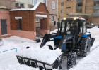 В Пензе очистили от снега скверы и улицы Железнодорожного района