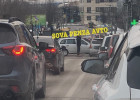 В Первомайском районе Пензы образовалась огромная пробка из-за ДТП