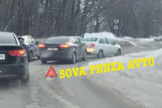 В Пензе произошла авария при выезде на улицу Окружную