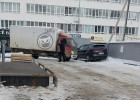 Пензенцы сообщают об аварии с фургоном возле магазина Океан