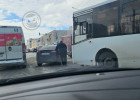 Центр Пензы парализовало из-за жесткой аварии возле ЦУМа