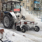 В Пензе очистили от снега улицы Железнодорожного района