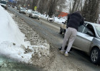 На улице Аустрина в Пензе осложнено движение из-за ДТП